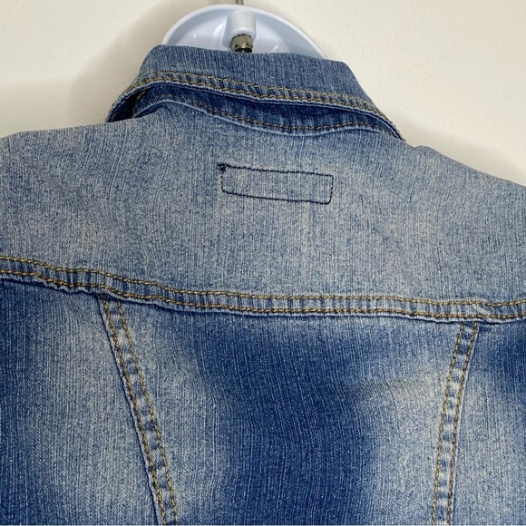 Paris Blues Denim Button Front Vest - Picture 6 of 10
